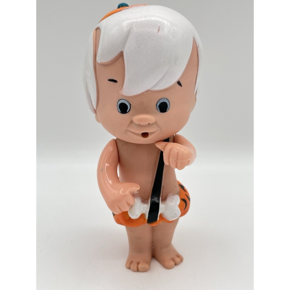 Vintage 1972 Kenner Flintstones Bam Bam Sip Along 5.5" Figure Doll Toy